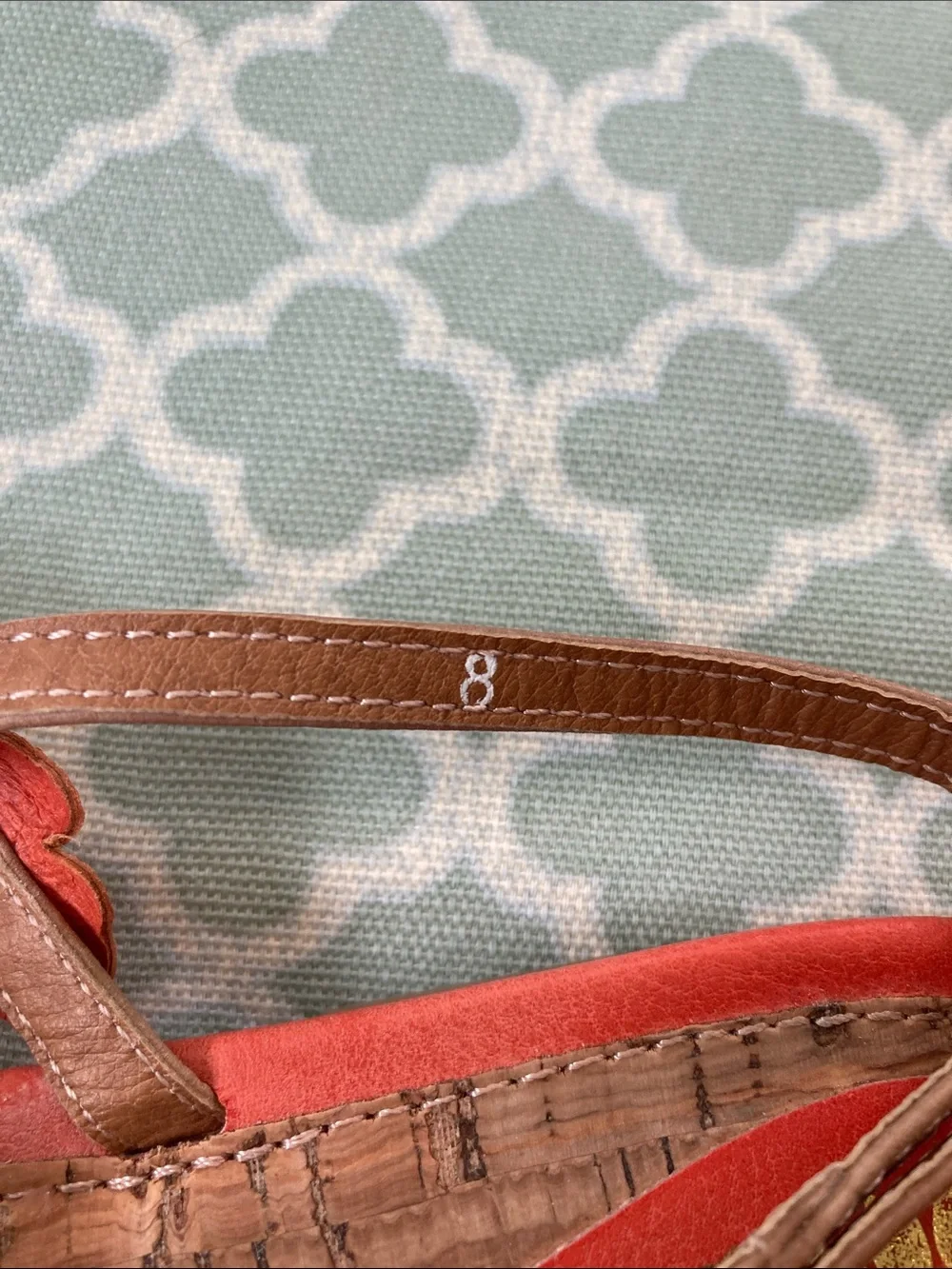 YellowBox Coral Floral Leather Honeysuckle Sandal